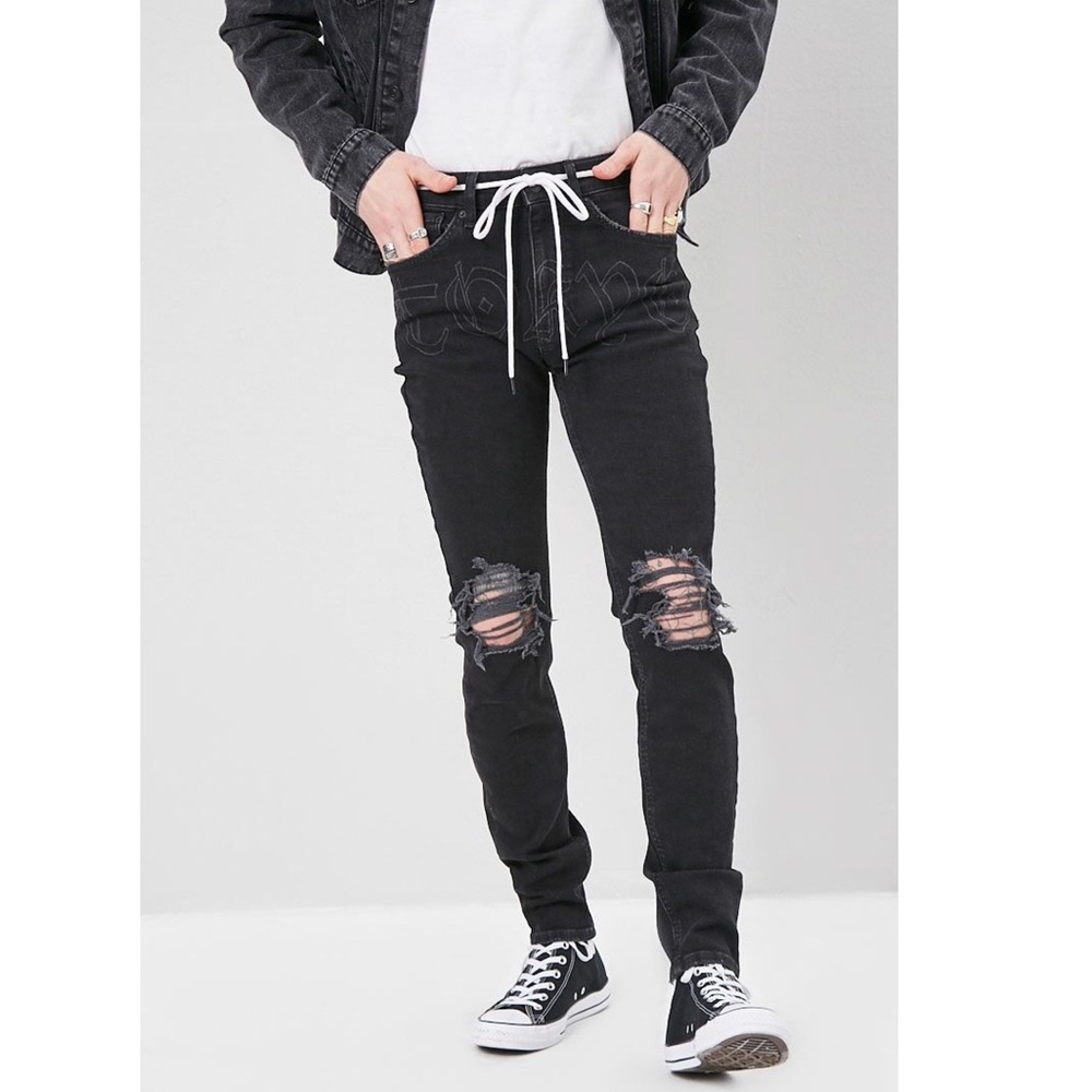 TOKYO GRAPHIC SKINNY JEANS